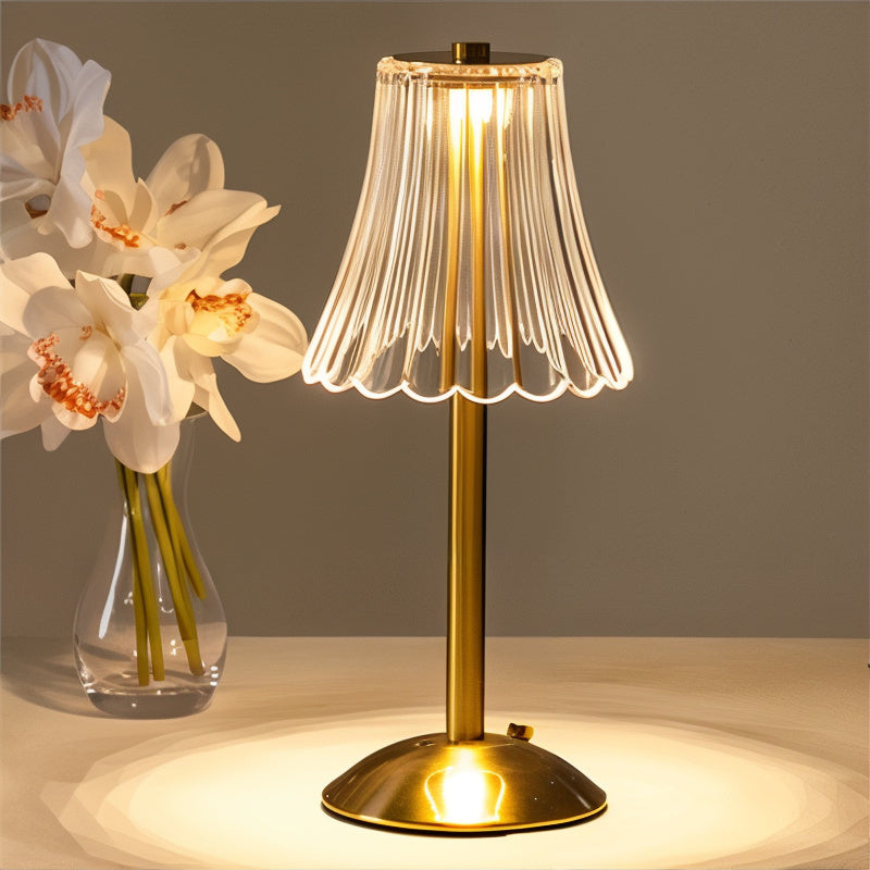 GlowEase - Wiederaufladbare LED-Tischlampe mit Touch Control