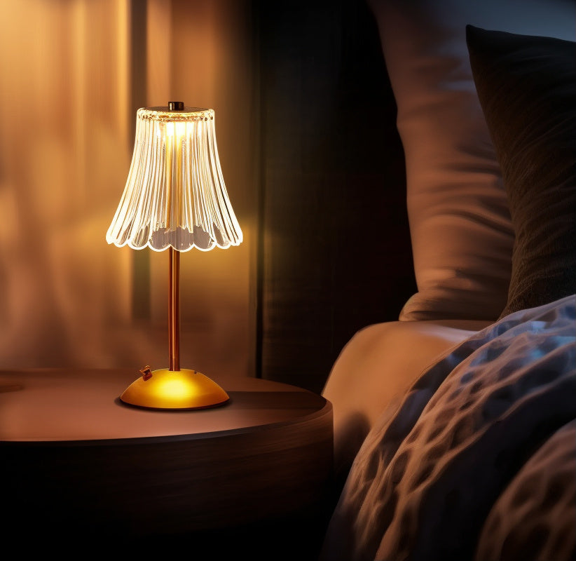 GlowEase - Wiederaufladbare LED-Tischlampe mit Touch Control