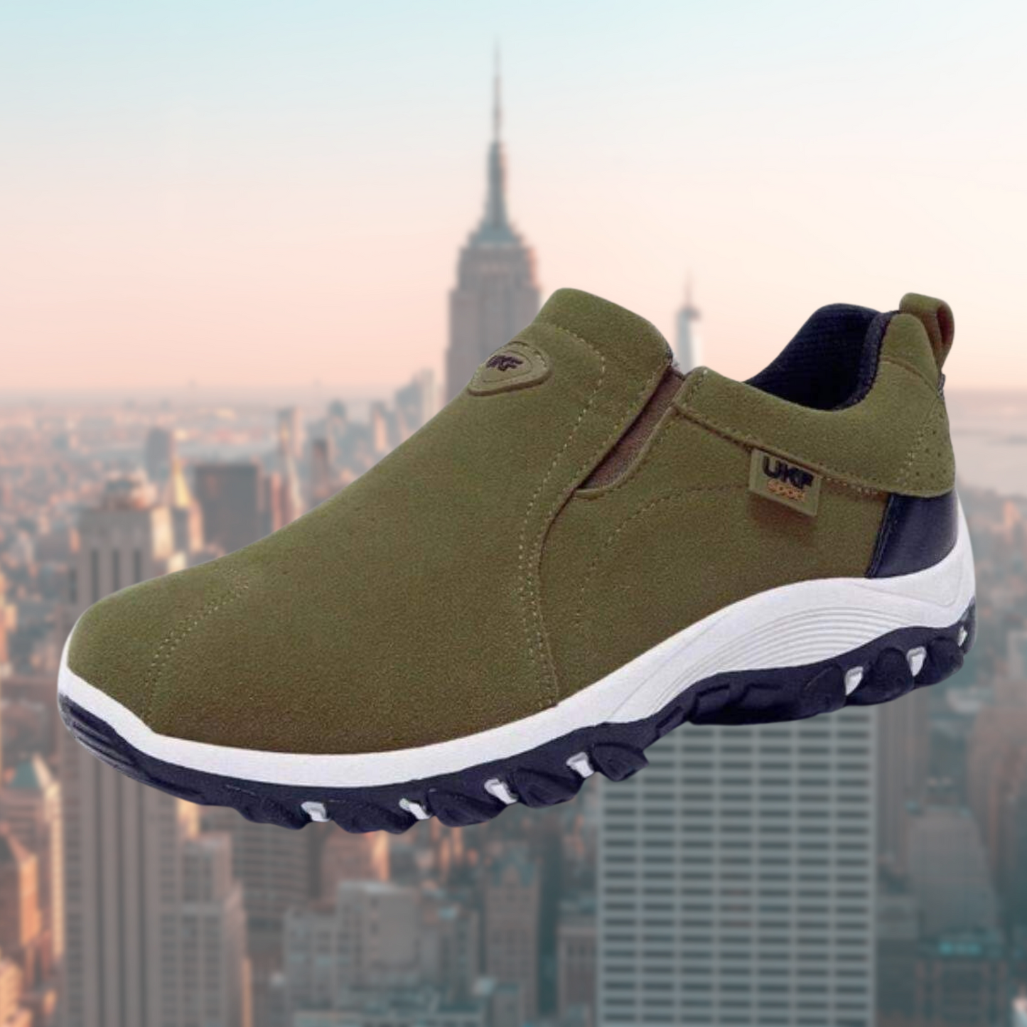 Herren Outdoor-Slip-On Schuhe mit rutschfester Sohle