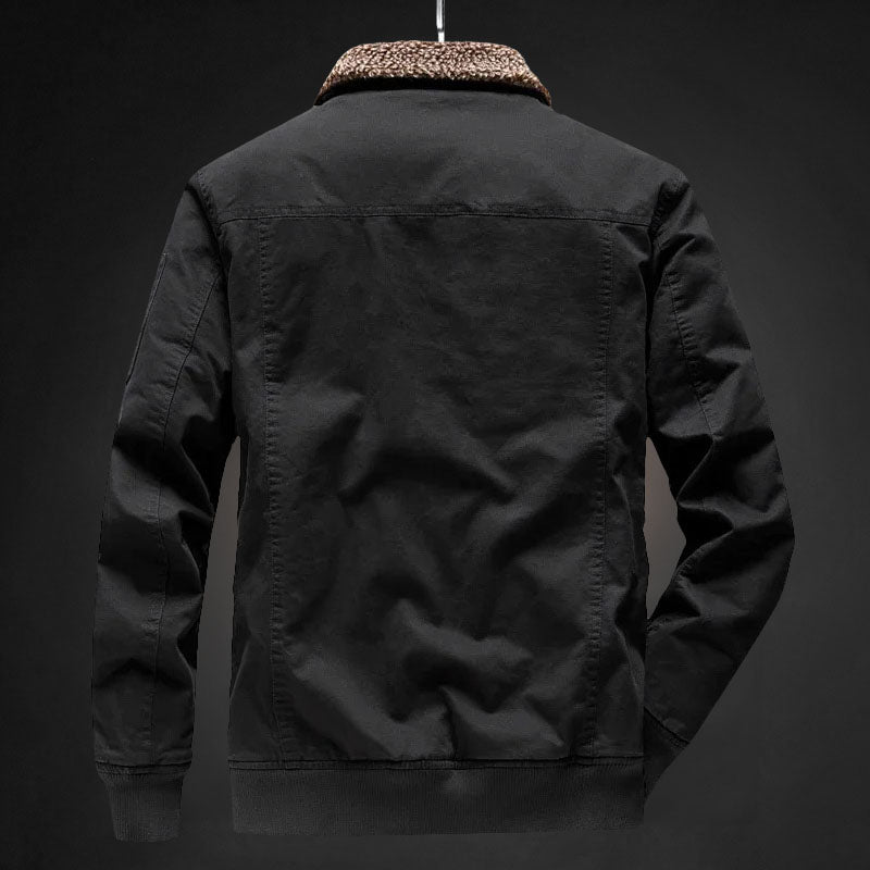 Gefütterte Herren-Fleecejacke für kalte Wintertage