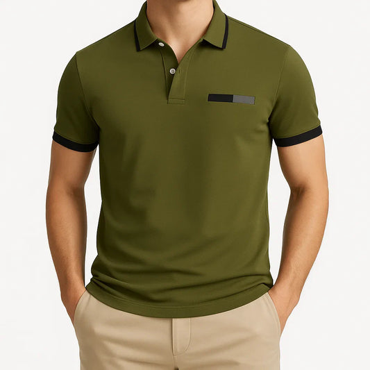 Elegantes Kurzarm-Poloshirt für Herren