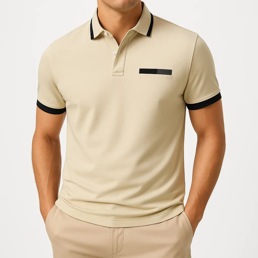 Elegantes Kurzarm-Poloshirt für Herren