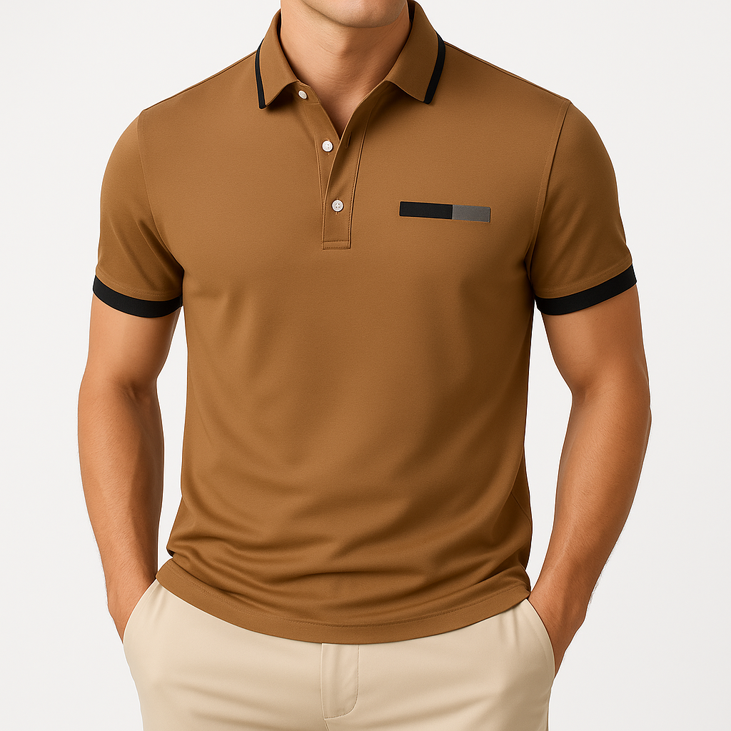 Elegantes Kurzarm-Poloshirt für Herren