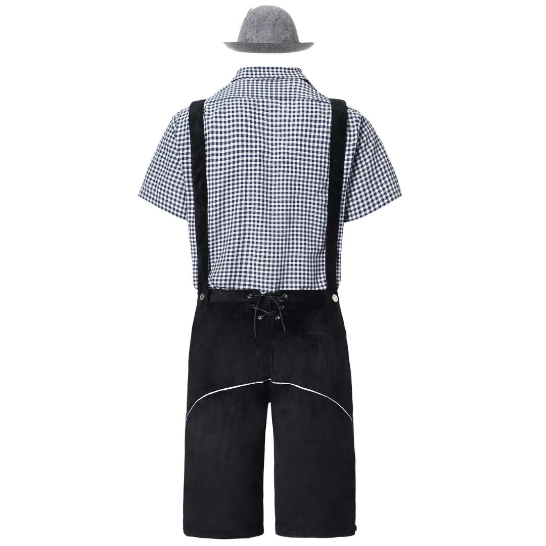 Traditionelle Lederhose im bayerischen Stil für das Oktoberfest