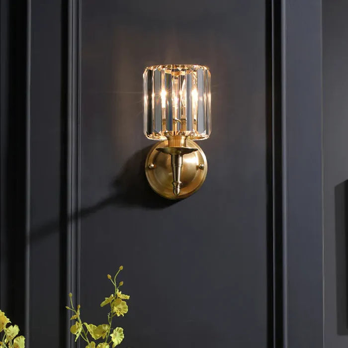 Vintage Luxuskristallwandlicht