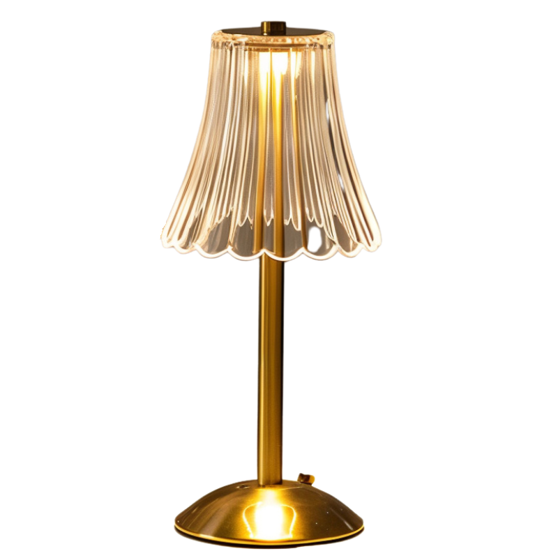 GlowEase - Wiederaufladbare LED-Tischlampe mit Touch Control