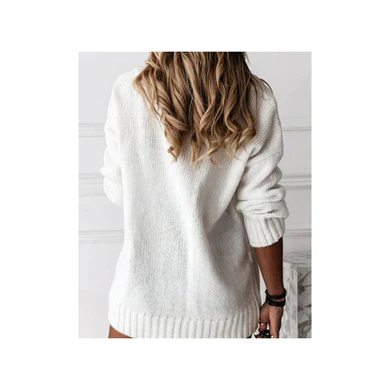 Kaschmirpullover Damen V-Ausschnitt