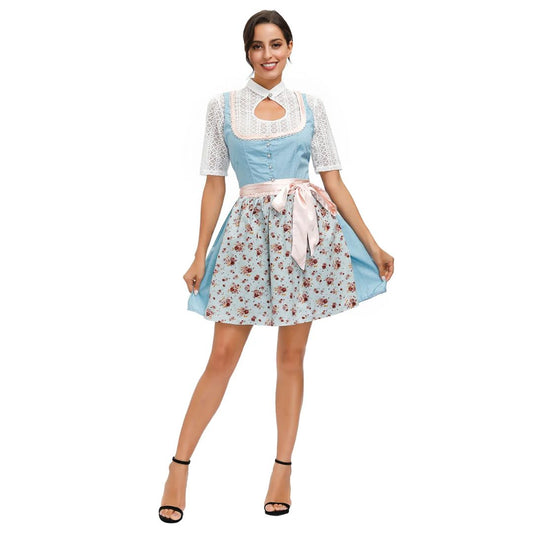 Elegantes Dirndlkleid im traditionellen Stil für das Oktoberfest