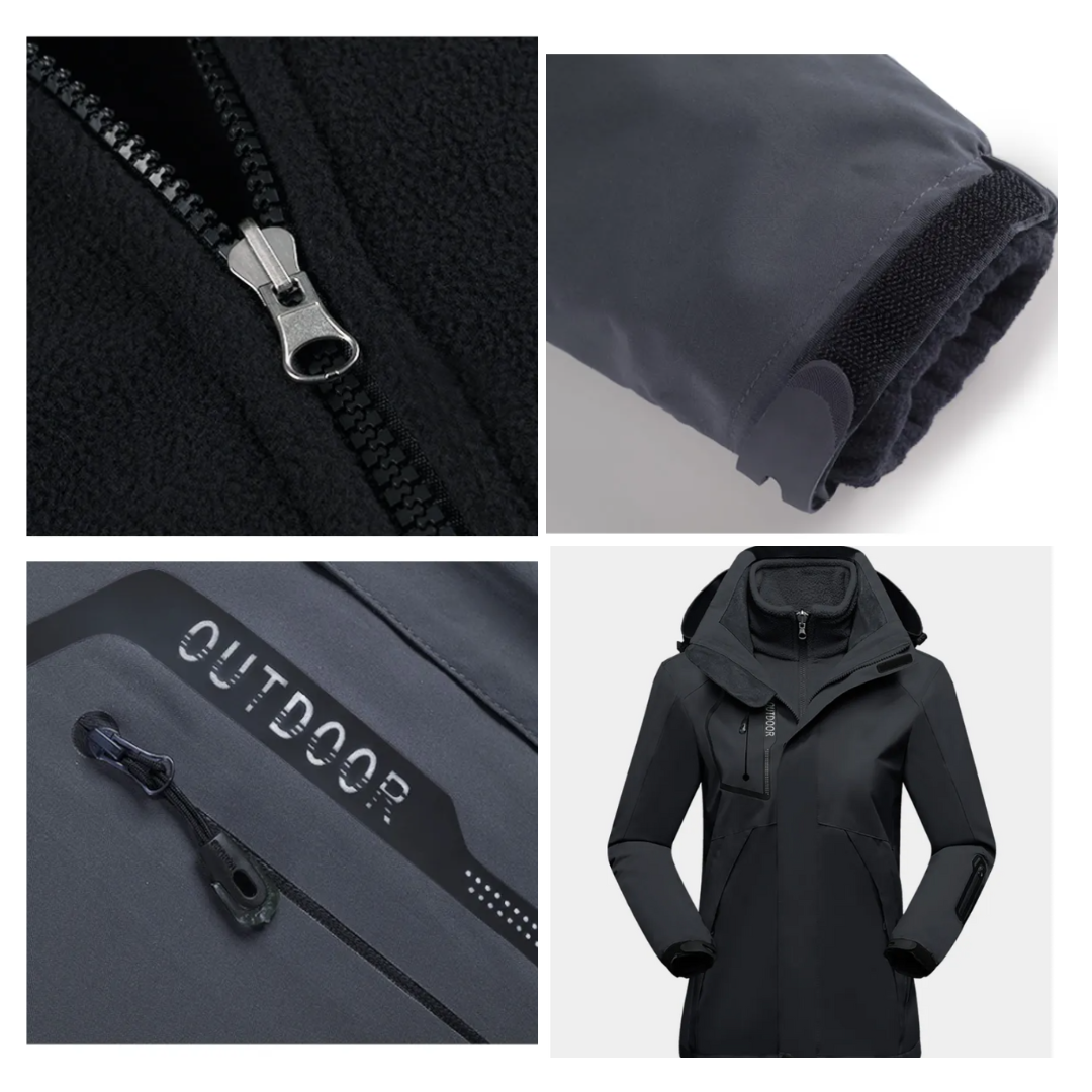3-in-1 Outdoor Schutzjacke für Damen