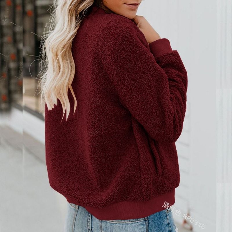 Damen Fleecejacke mit Reißverschluss für Alltag und Freizeit