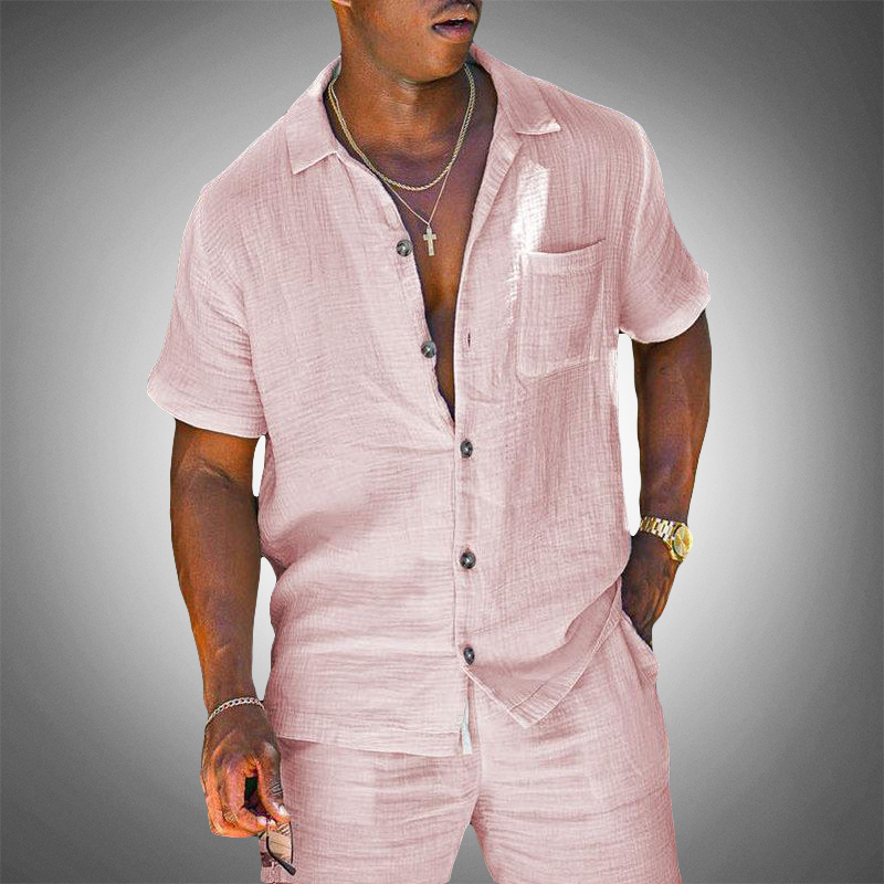 Zweiteiliges Herren Set aus Leinen – Stilvoller Sommer-Look