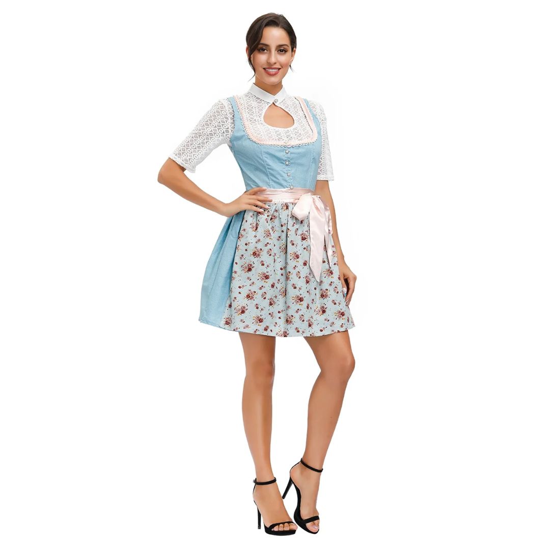Elegantes Dirndlkleid im traditionellen Stil für das Oktoberfest
