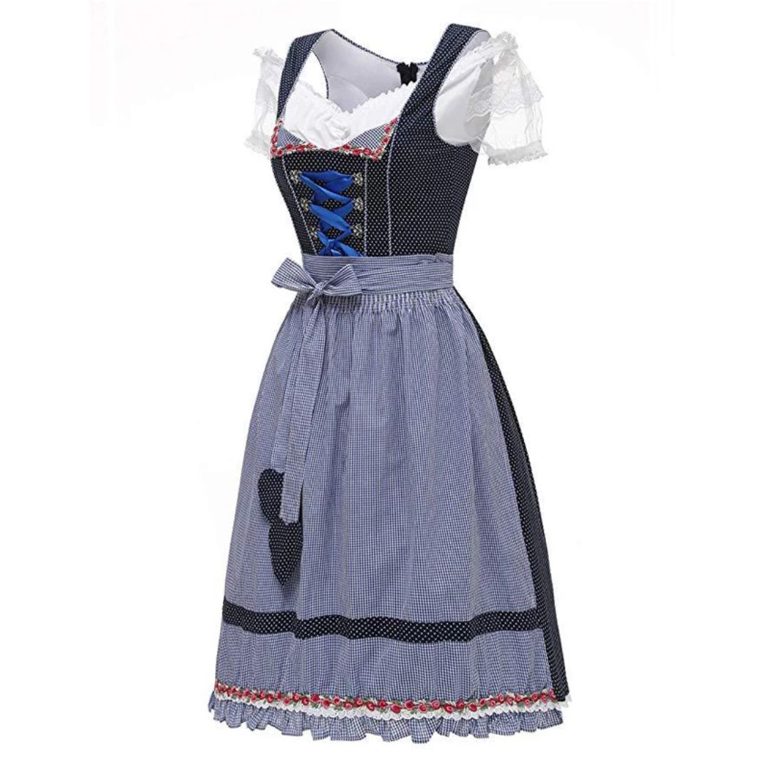 Zeitloses Dirndl im traditionellen Oktoberfest-Stil