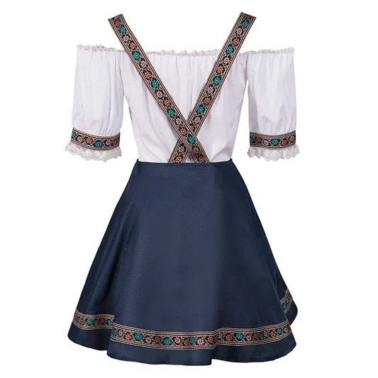 Traditionelles Dirndlkostüm mit Bluse – perfekter Look fürs Oktoberfest