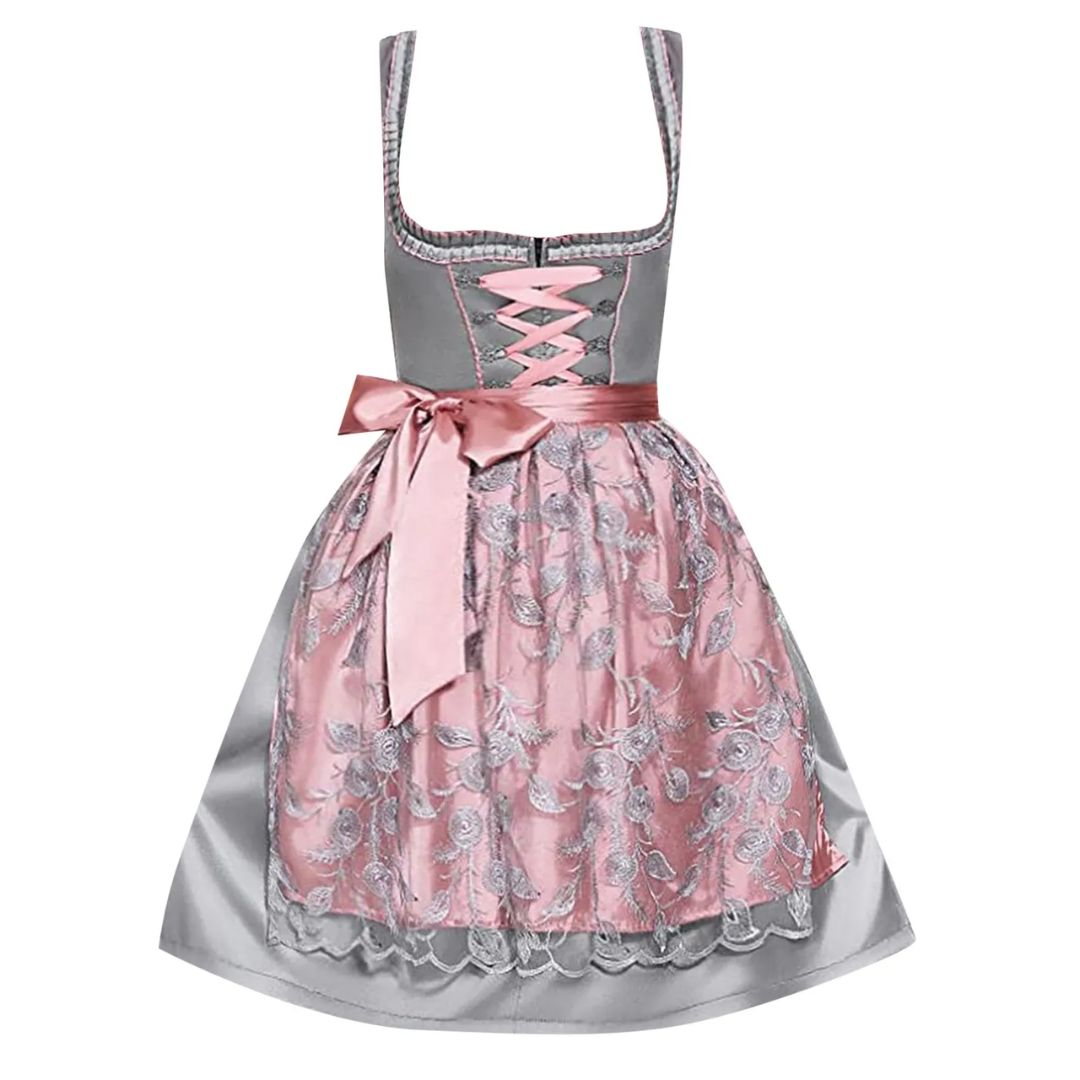 Elegantes Dirndlkleid mit Spitzenschürze