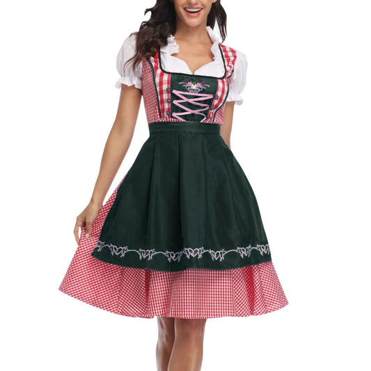 Klassisches Dirndlkleid mit Schürze – perfekt fürs Oktoberfest