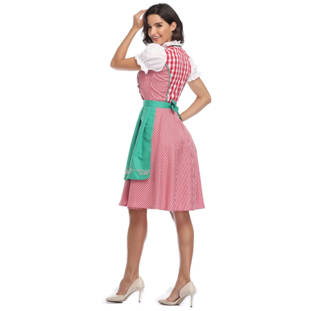 Klassisches Dirndlkleid mit Schürze – perfekt fürs Oktoberfest