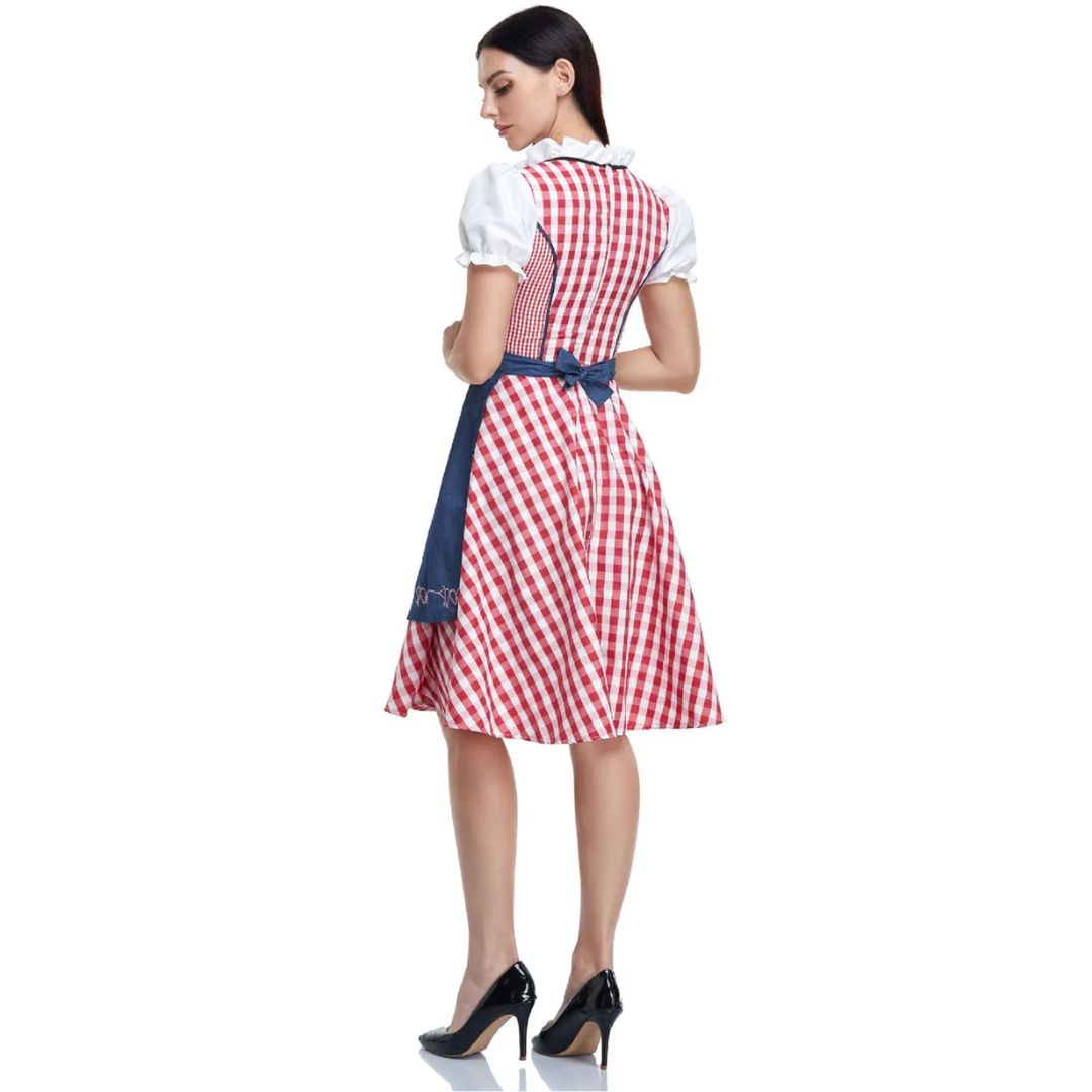Klassisches Dirndlkleid mit Schürze – perfekt fürs Oktoberfest