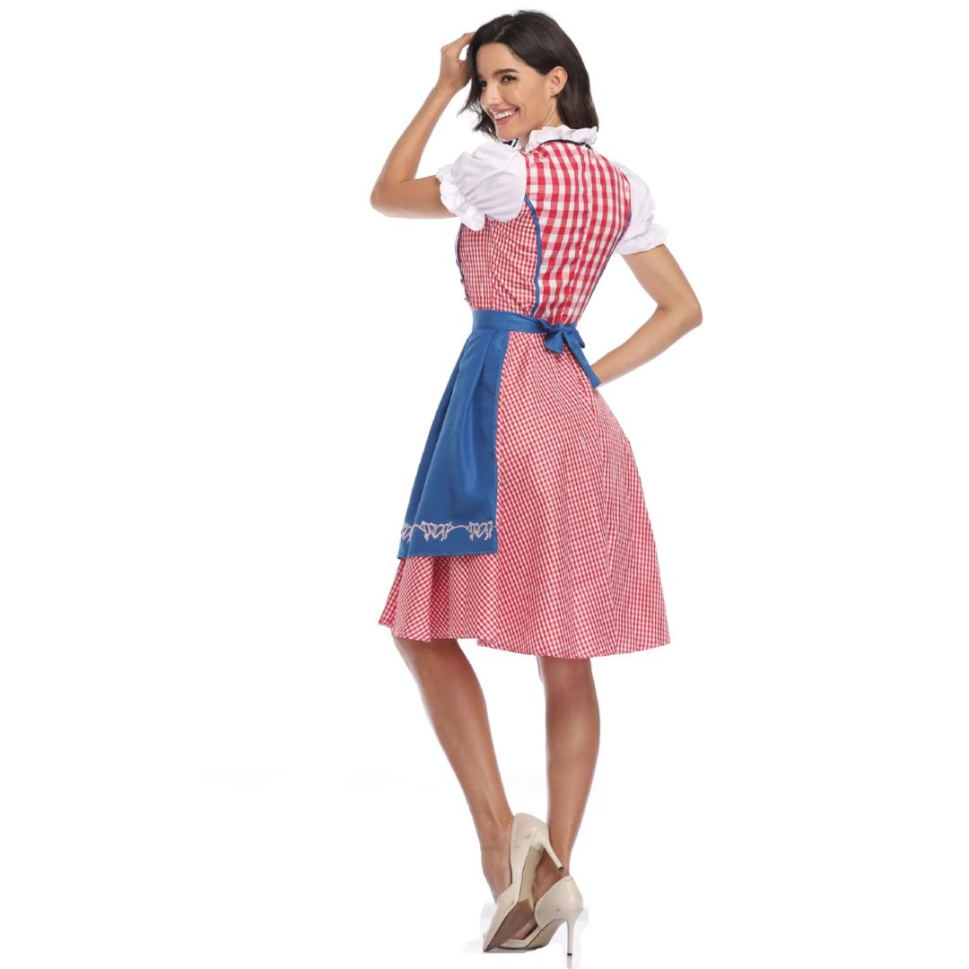 Klassisches Dirndlkleid mit Schürze – perfekt fürs Oktoberfest