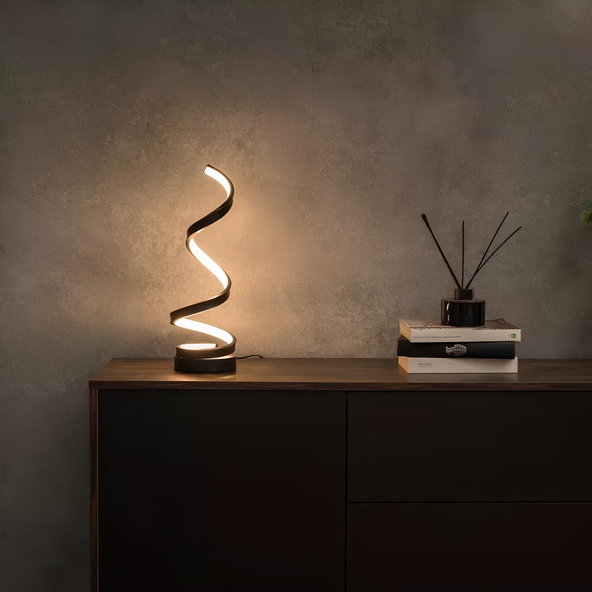 Spiral Tischlampe