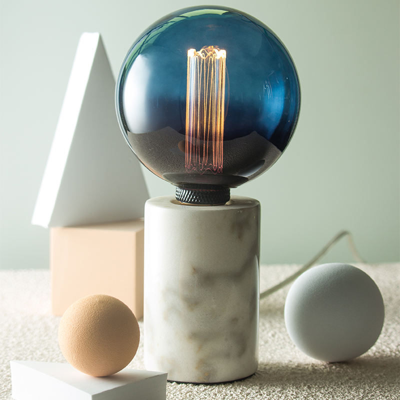 Elegante Marmor Tischlampe