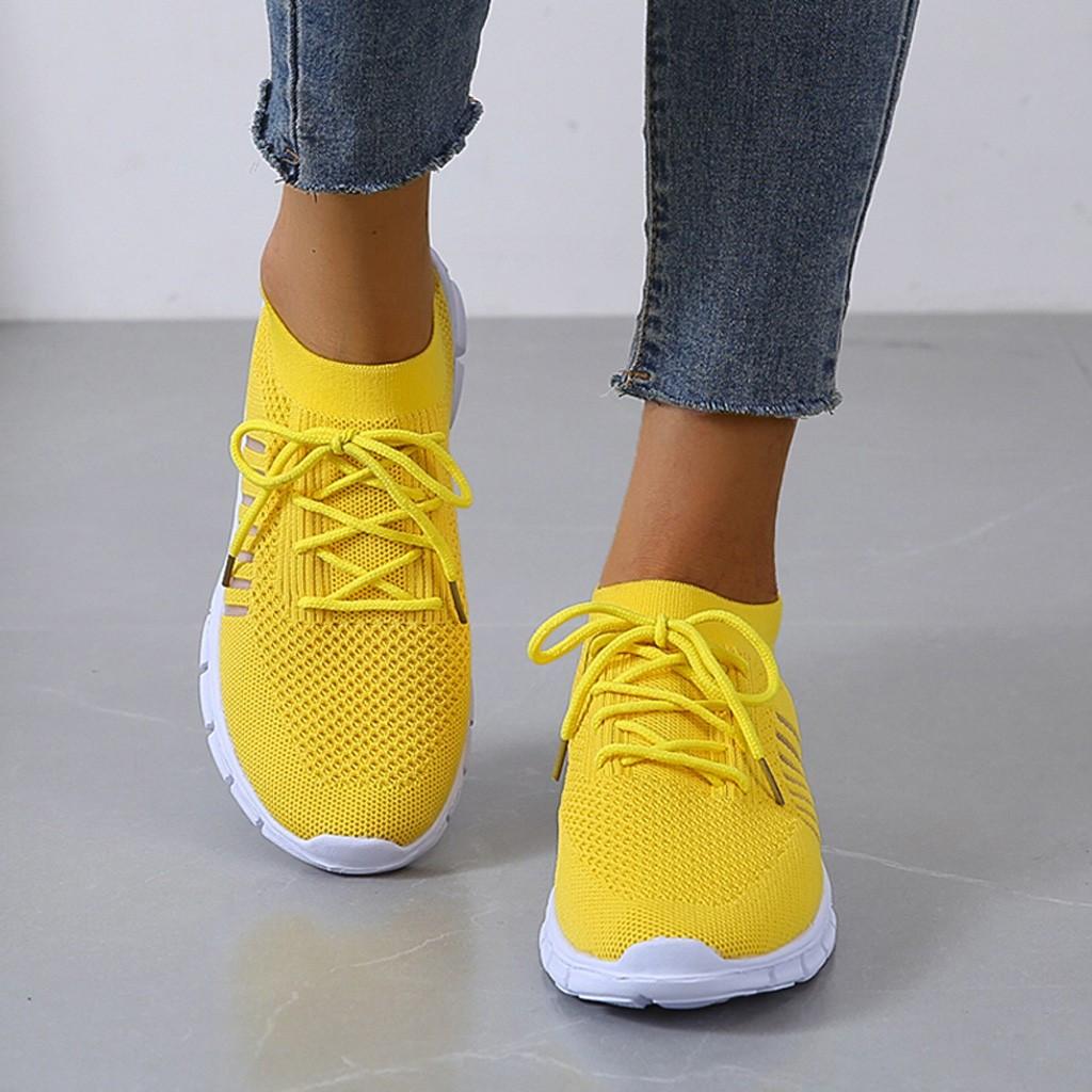 Bequeme Damen-Sneaker in leuchtenden Farben für Alltag und Freizeit