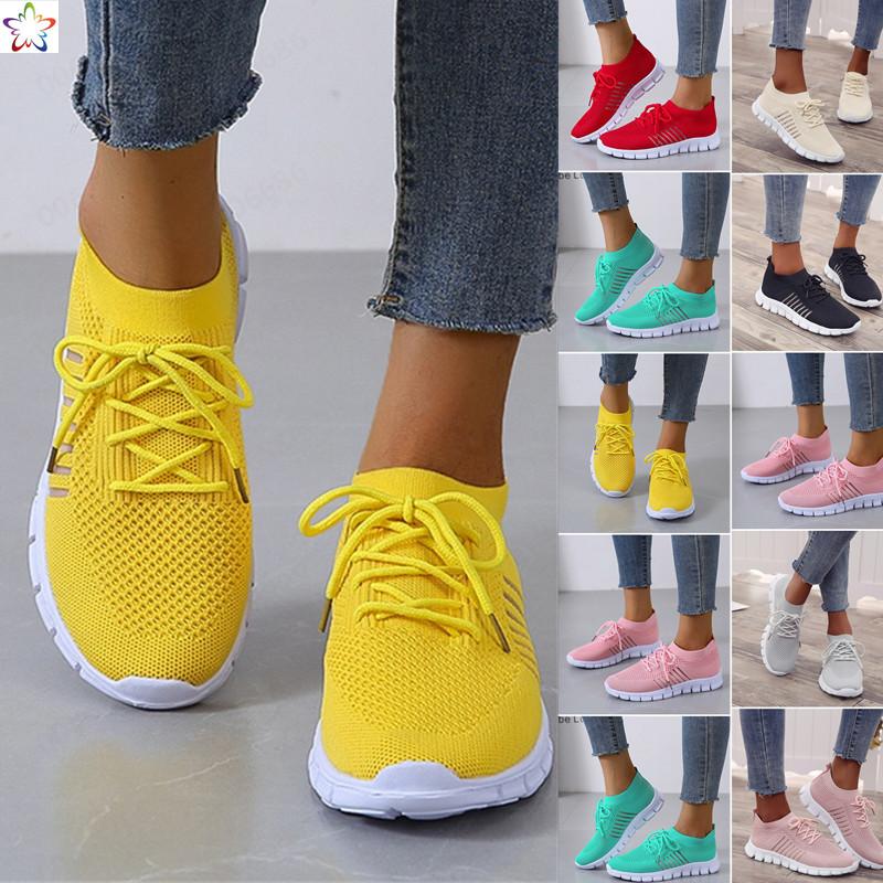 Bequeme Damen-Sneaker in leuchtenden Farben für Alltag und Freizeit