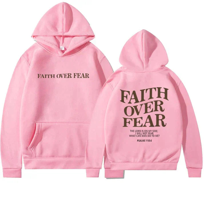 Unisex Hoodie mit Glaubensbotschaft Rückenprint