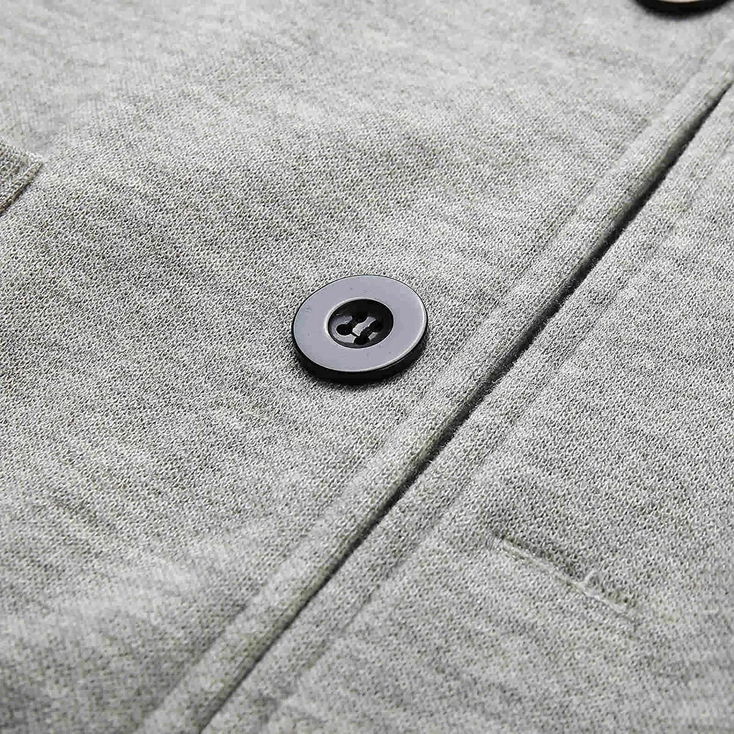 Herren Casual Blazer mit Knöpfen und aufgesetzten Taschen