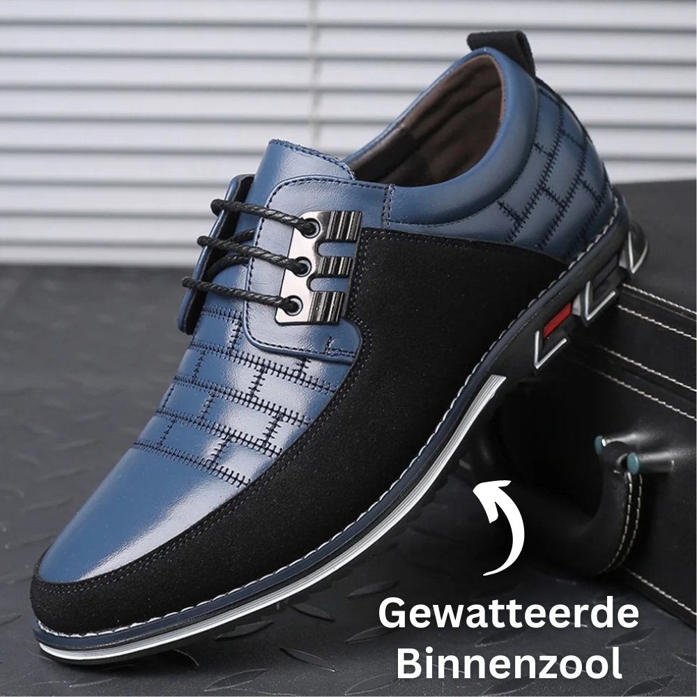 Herren Lederschuhe mit hochwertiger orthopädischer Unterstützung