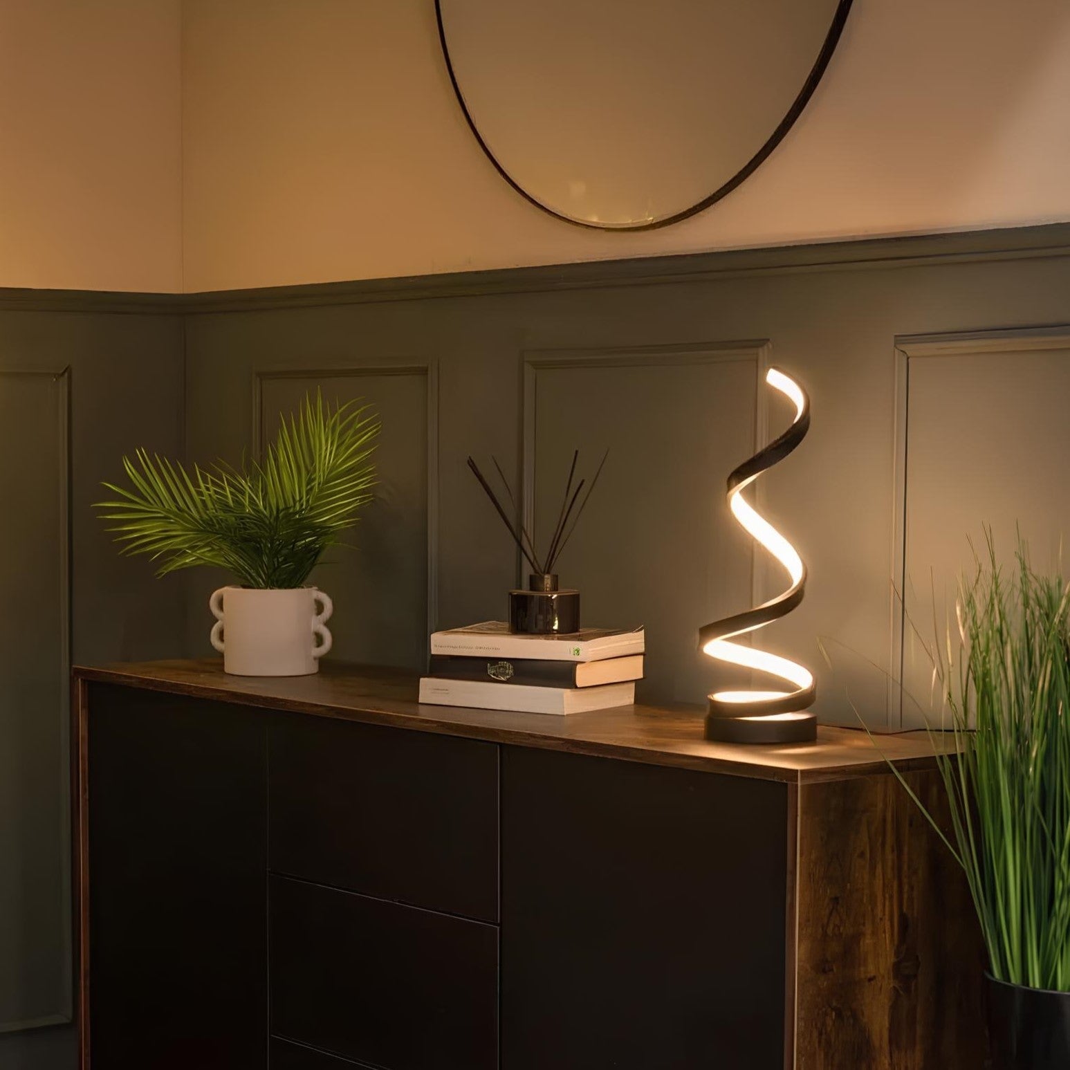 Spiral Tischlampe