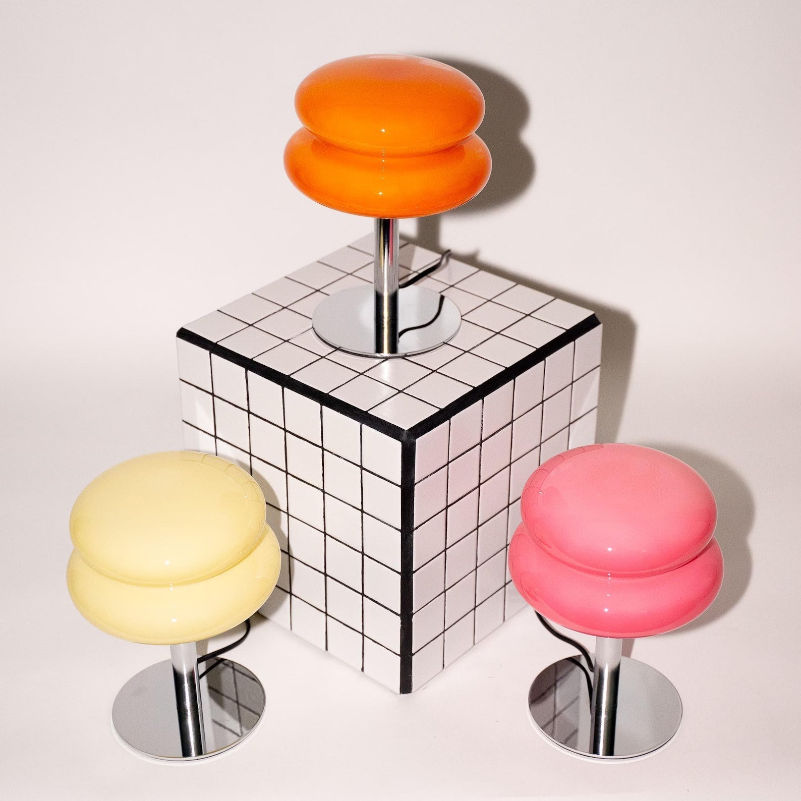 klassische Macaron Tischlampe