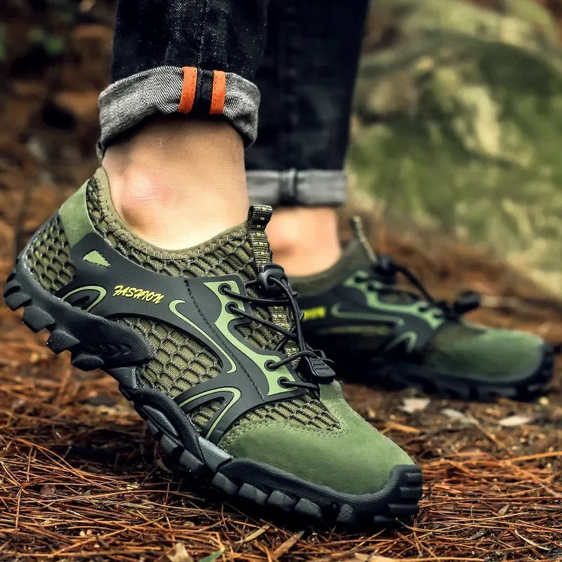 Herren Outdoor-Trekkingschuhe mit rutschfester Sohle und atmungsaktivem Mesh