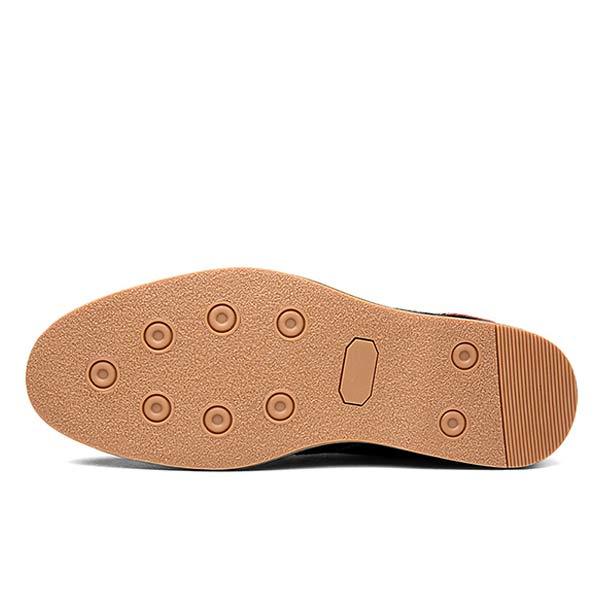 Herren Leder-Schnürschuhe im Business-Casual-Stil