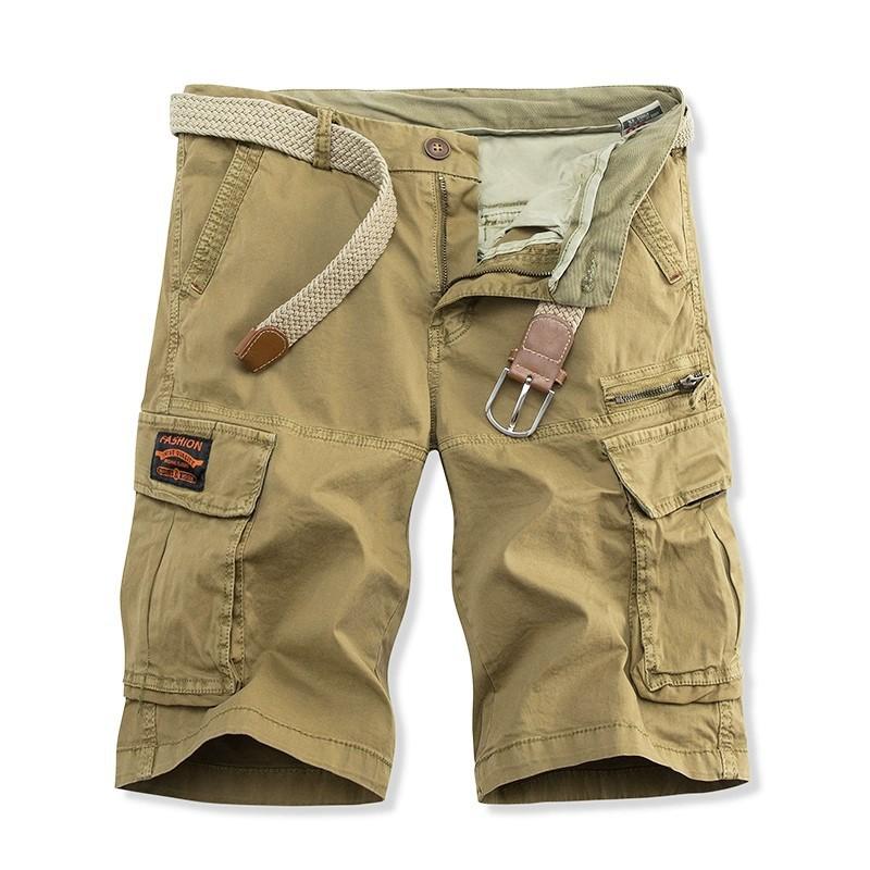 Herren Cargo Shorts mit Gürtel