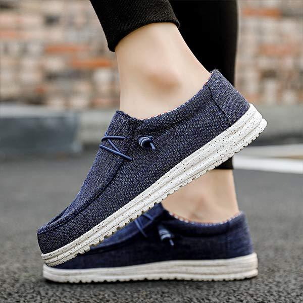 Herren Freizeitschuhe mit Leichter Sohle und Denim-Optik