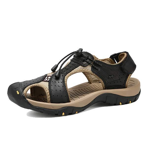 Outdoor Herren-Sandalen mit Zehenschutz und rutschfester Sohle