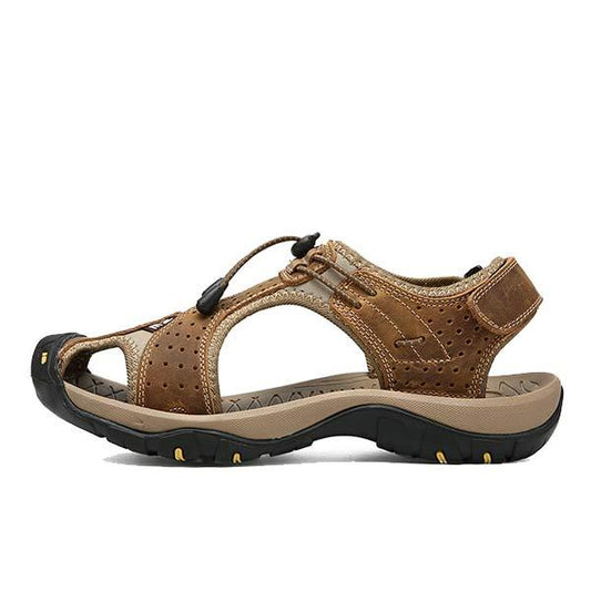 Outdoor Herren-Sandalen mit Zehenschutz und rutschfester Sohle