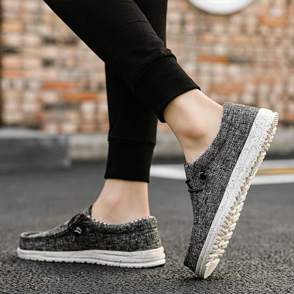 Herren Freizeitschuhe mit Leichter Sohle und Denim-Optik