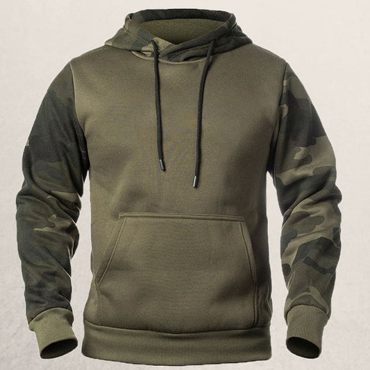 Lässiger Herren-Hoodie mit Kapuze und Kängurutasche