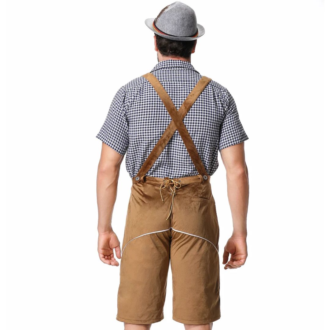 Traditionelle Lederhose im bayerischen Stil für das Oktoberfest