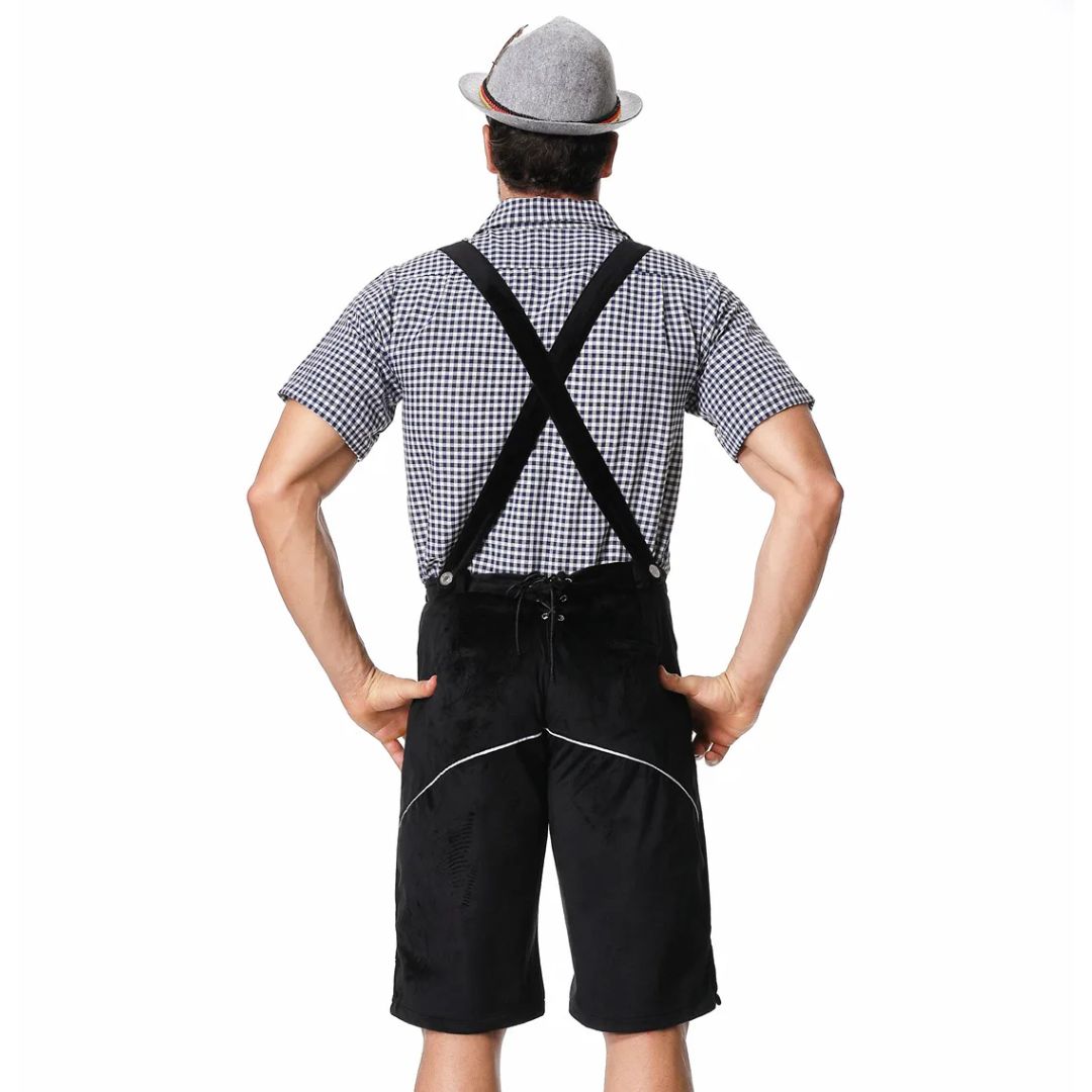 Traditionelle Lederhose im bayerischen Stil für das Oktoberfest