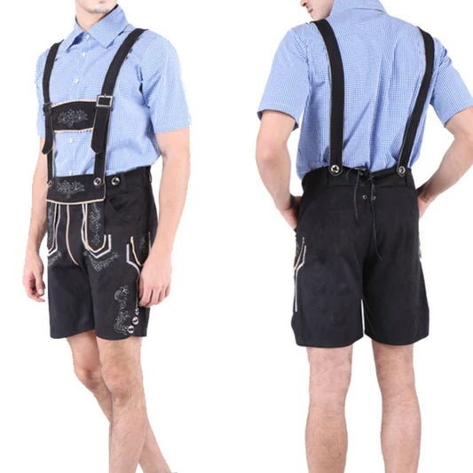 Traditionelles Herren-Trachtenkostüm mit kurzer Lederhose – ideal fürs Oktoberfest