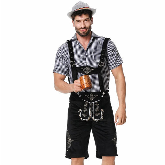 Traditionelle Lederhose im bayerischen Stil für das Oktoberfest