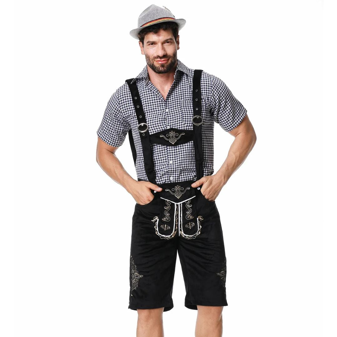 Traditionelle Lederhose im bayerischen Stil für das Oktoberfest