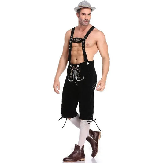 Traditionelle Herren-Lederhose im Trachtenstil – ideal für das Oktoberfest