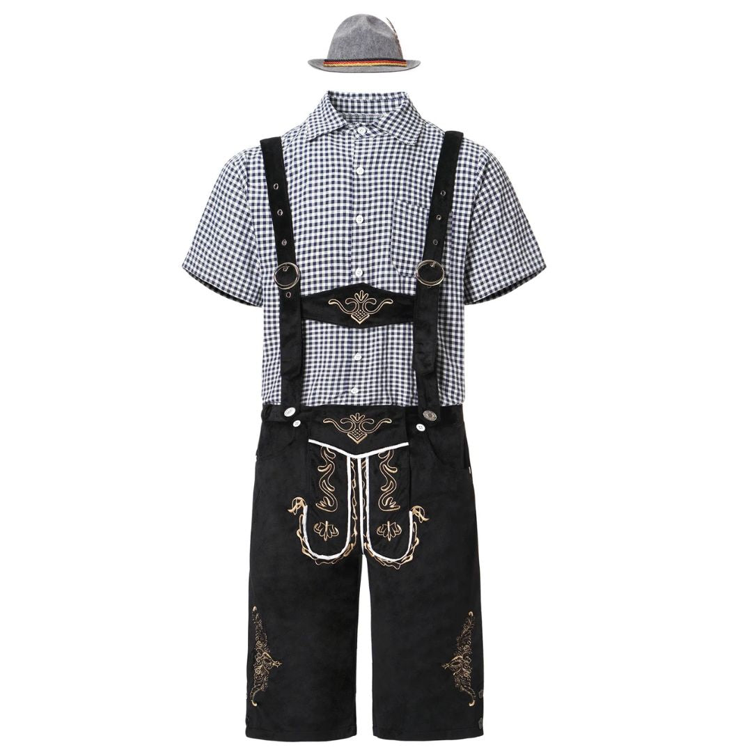 Traditionelle Lederhose im bayerischen Stil für das Oktoberfest