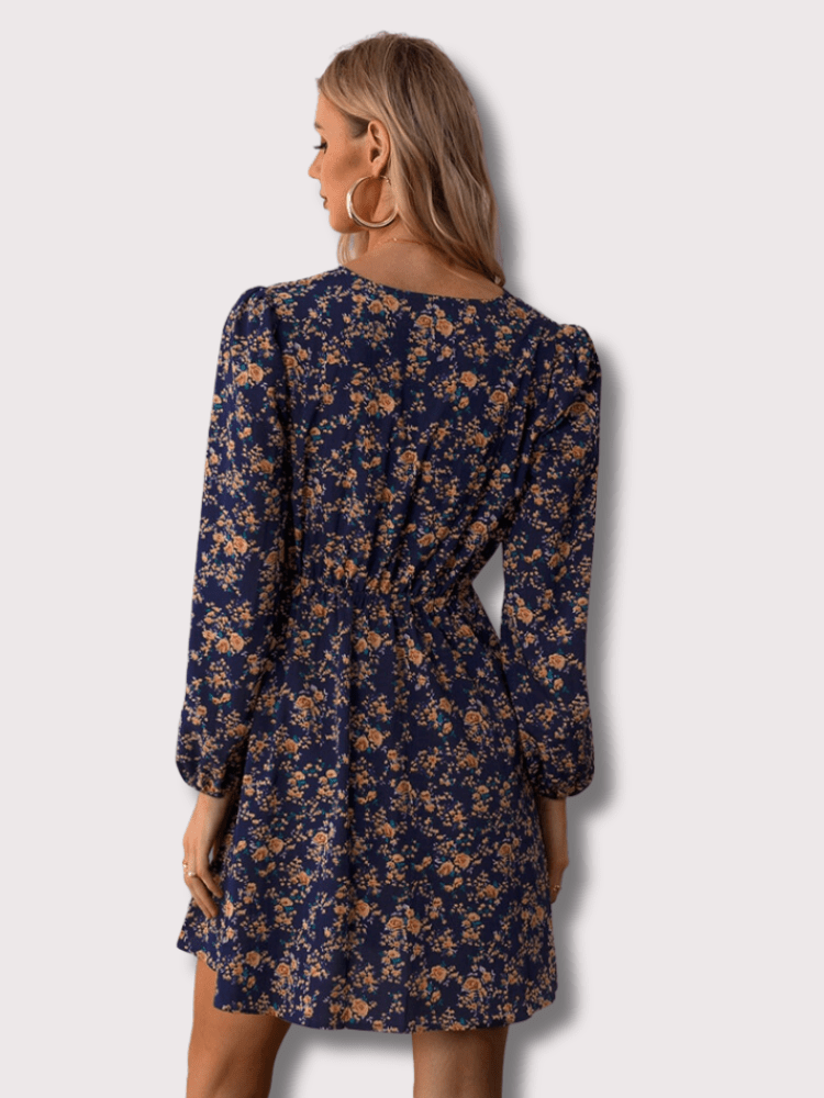 Romantisches Minikleid mit Blumenmuster