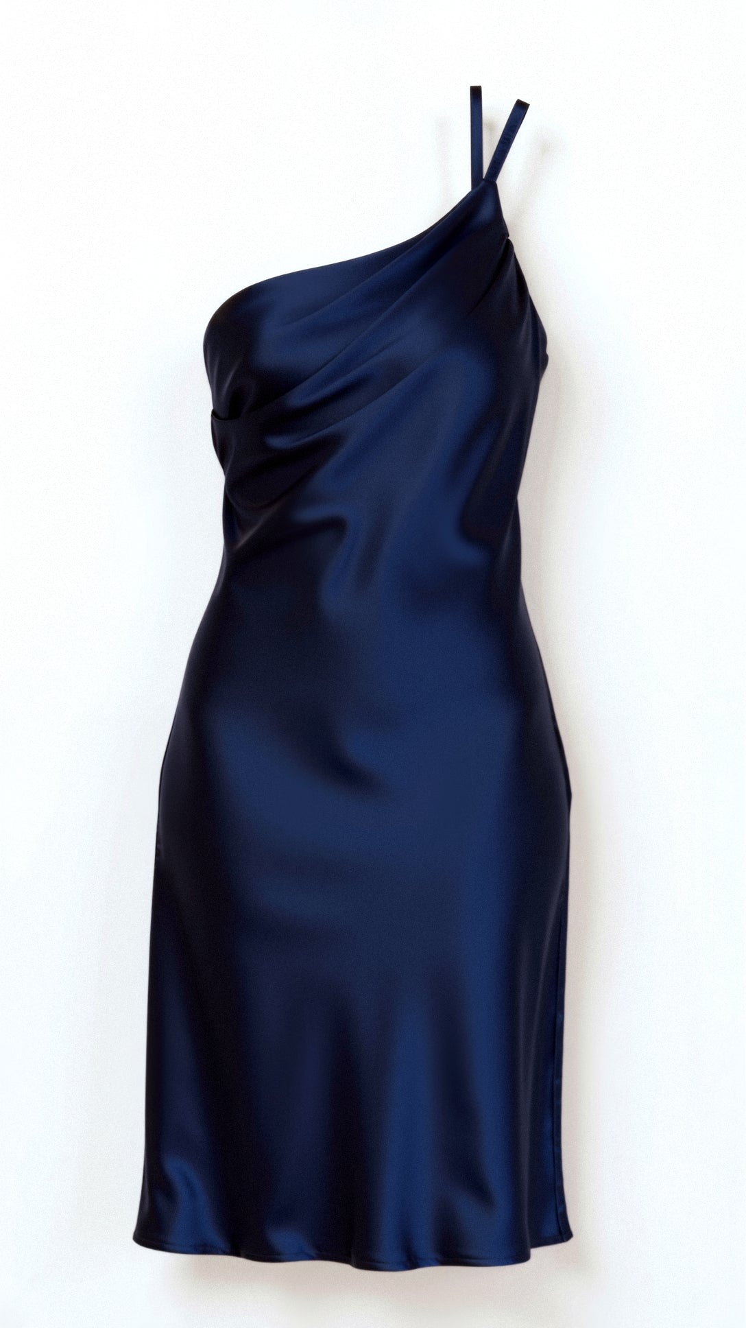 Elegantes Satin-Trägerkleid – Zeitlose Schönheit für besondere Anlässe