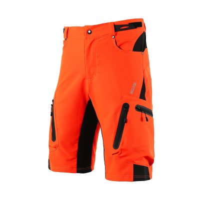 Herren Outdoor Radhose mit atmungsaktivem Material und Reißverschlusstaschen